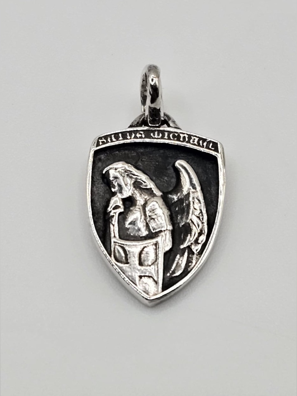 Men's St. Michael Pendant in Silver